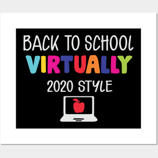 back to school virtually 2020 style Posters and Art